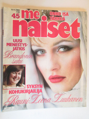 ME NAISET LEHTI 45 / 1982 SISÄLLYSLUETTELO KUVA 2-4