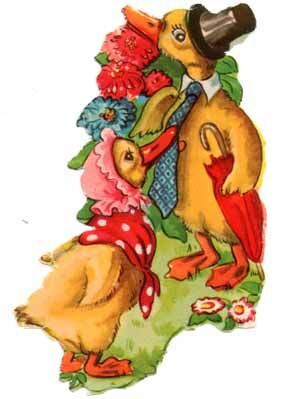 AFKH 16 / Ankkapariskunta päiväkävelyllä. 1950-l.