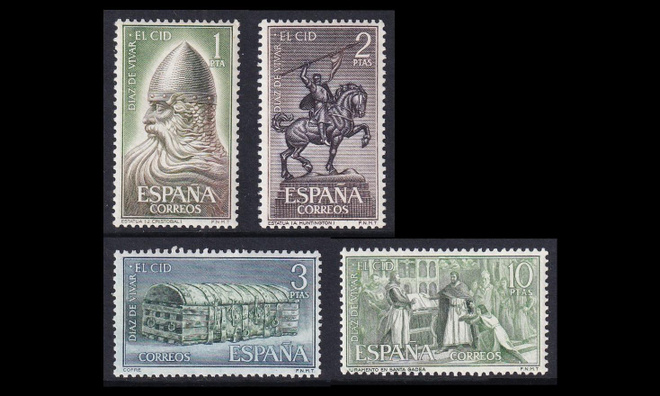 Espanja 1334-7 ** Kansallissankari El Cid (1962)