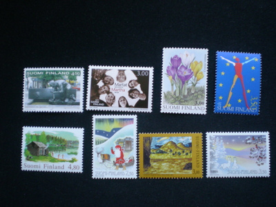 Postituore erä vuoden 1999 postimerkkejä **
