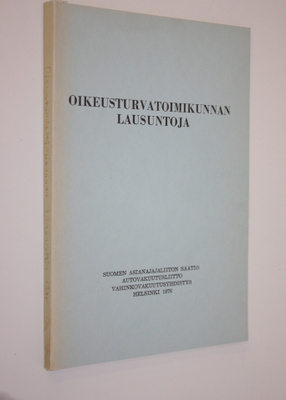 Oikeusturvatoimikunnan lausuntoja