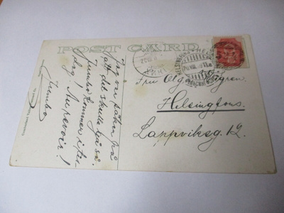 1909 Hikiä rivil + nrol 524 kortilla