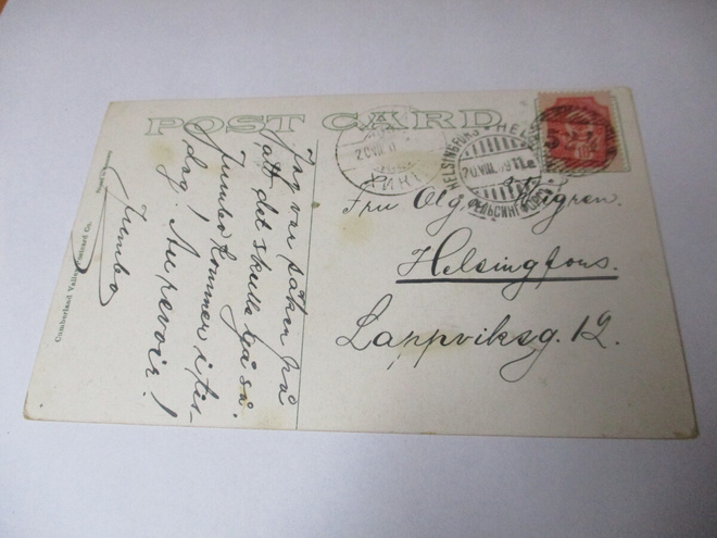 1909 Hikiä rivil + nrol 524 kortilla