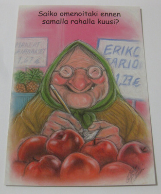 Saiko omenoitaki ennen samalla rahalla kuusi ? Hörölä