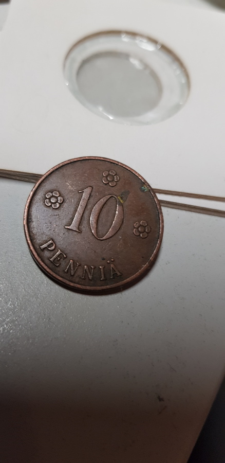 10 PENNIÄ 1927  KL 4