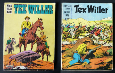 Tex Willer 8/1976 ja TEX WILLER 5/1978