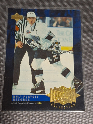 1995-96 Upper Deck Wayne Gretzky Record Collection #G10