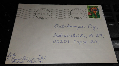 Ivalo kaunis rullaleima 1980 26/9