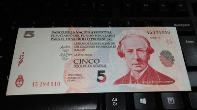 Argentiina 5 Pesos 2006 UNC