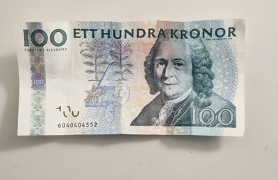 *** Vanha 100 kruunun seteli ***