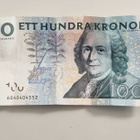 *** Vanha 100 kruunun seteli *** - pikkukuva 1