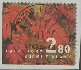 1997 2,80mk itsenäisyys syksy loisto