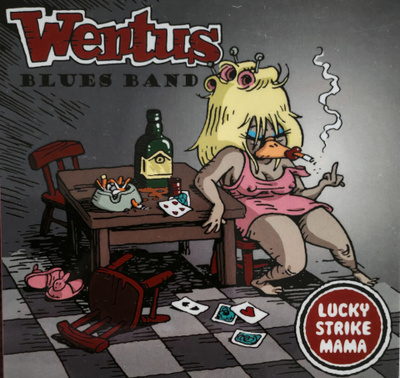Wentus Blues Band - Lucky Strike Mama (hienokuntoinen CD)