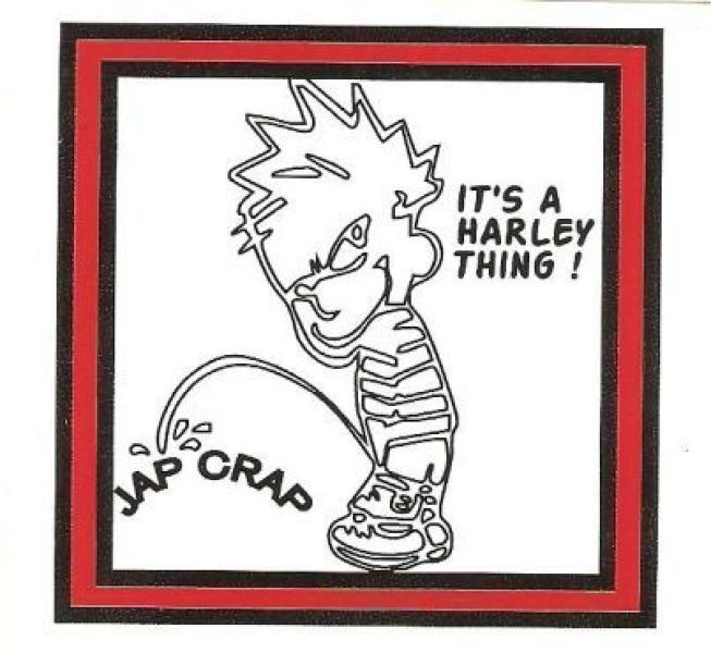 It's A Harley Thing! (Iso koko)  - Uusi prätkätarra