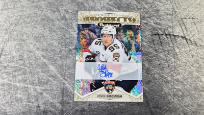Henrik Borgström 2018-19 Parkhurst Prominent Prospects Auto