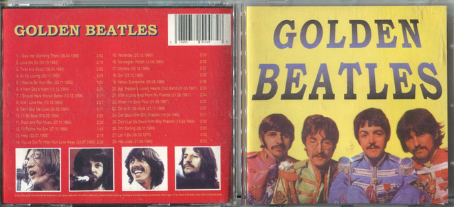 THE BEATLES . CD-LEVY . GOLDEN BEATLES