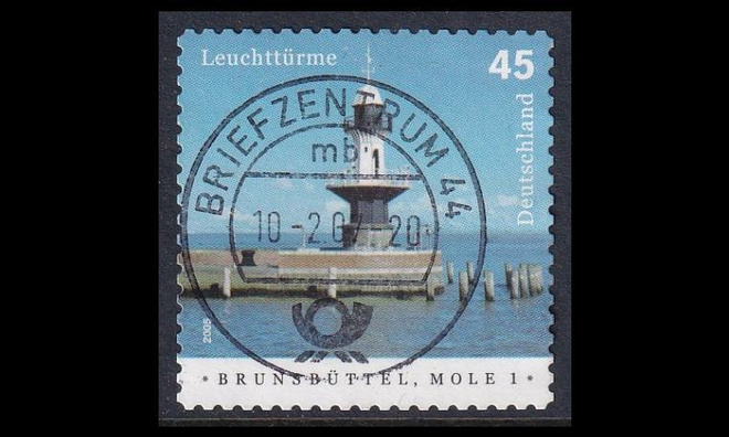 Saksa 2479 o Majakka Brunsbüttel Mole 1 (2005)