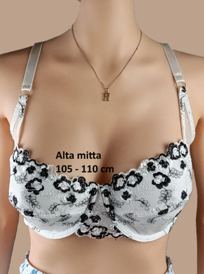 Rintaliivit, musta-valk.