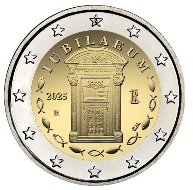 ** ITALIA 2€ 2025 Riemuvuosi pillerissä **