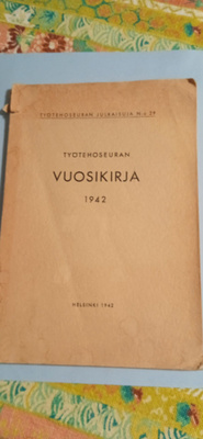 Työtehoseuran vuosikirja 1942