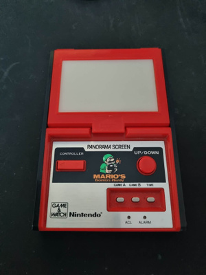 Nintendo Game & Watch Mario's Bombs Away Panorama Screen