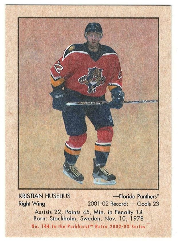 02-03 Parkhurst Retro #144 Kristian Huselius