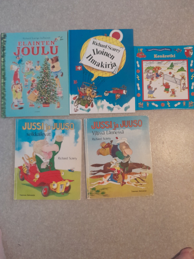 Richard scarry kirjat