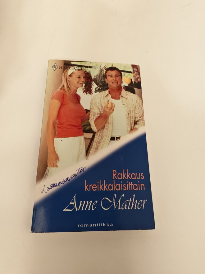Anne Mather; Rakkaus kreikkalaisittain (Romantiikka)