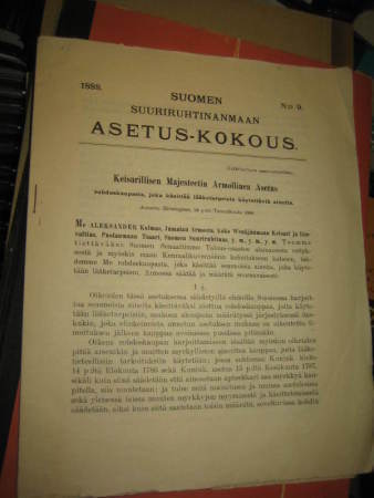 Suomen Suuriruhtinaanmaan Asetus-Kokous