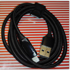 USB A - Lightning data/latauskaapeli digitaalinäyttö/1 metri - pikkukuva 2
