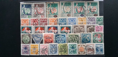 LATVIA VANHAA postimerkkejä */o 38 kpl