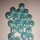 Vaaleansininen 8mm helmi 20 kpl - pikkukuva 1