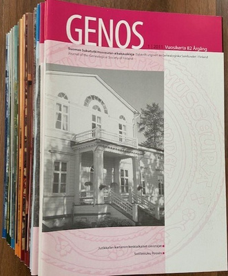 Suomen Sukututkimuseur. aikakauskirja Genos vuodet 2011-2017