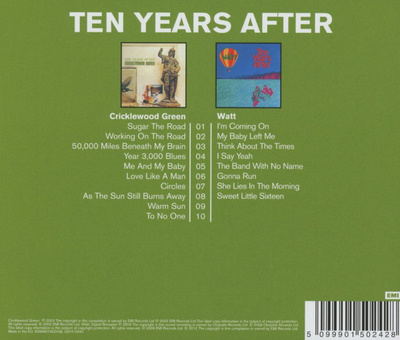 TEN YEARS AFTER - CRICKLEWOOD/WATT 2CD