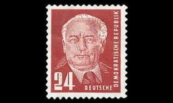 DDR 252 ** Presidentti Wilhelm Pieck 24 Pf (1950)