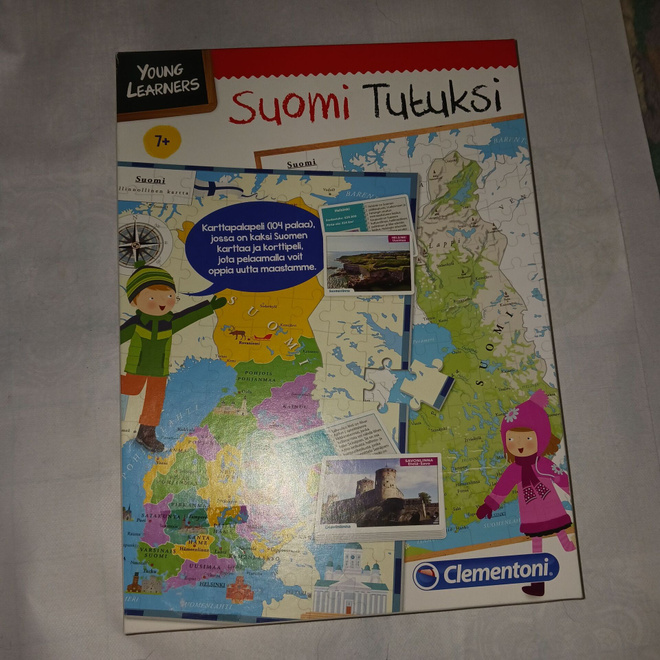 Suomi tutuksi karttapalapeli