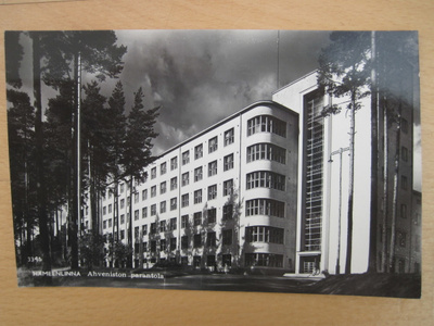 VANHA Postikortti Hämeenlinna 1950-l Alkup. Mallikappale