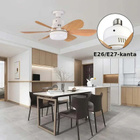 2-in-1 Kattotuuletin LED-valolla – E27-kantaan, Kaukosäädi - pikkukuva 5