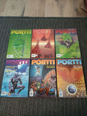 PORTTI, SCIENCE FICTION LEHTIÄ 6 KPL 1995-1998