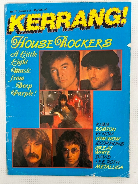Kerrang!  137 1987 Jan