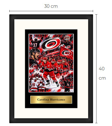Uusi Carolina Hurricanes NHL art print Limited Edition