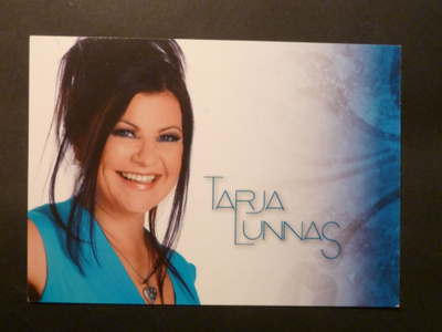 TARJA LUNNAS & ROSSO Fanikortti.