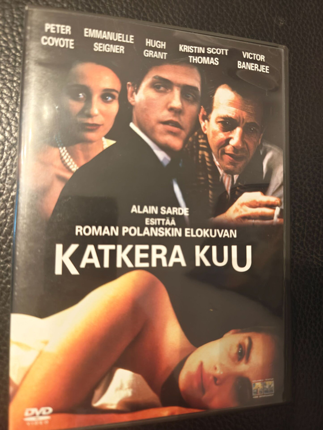 Katkera kuu - Bitter Moon(1992) DVD Suomijul Roman Polanski 
