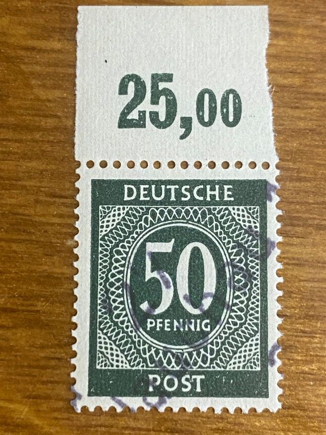 SAKSA 1948 NEUVOSTOLIITTO SEKTORI MERKKI**