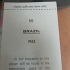 Ultra rare jalkapallo sticker Pele! Jopa nrmt! - pikkukuva 2