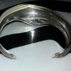Vintage desing hopea rannerengas W 925 - pikkukuva 3