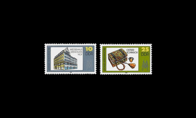 DDR 2733-4 ** Leipzigin kevätmessut (1982)