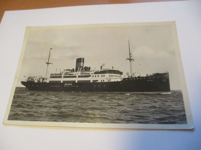 S/s Botnia tanskalainen kortti - 1955
