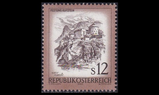 Itävalta 1654 ** Kaunis Itävalta 12 S (1980)