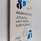 Reet Kasik : Johdatus viron kielen tutkimukseen - pikkukuva 1